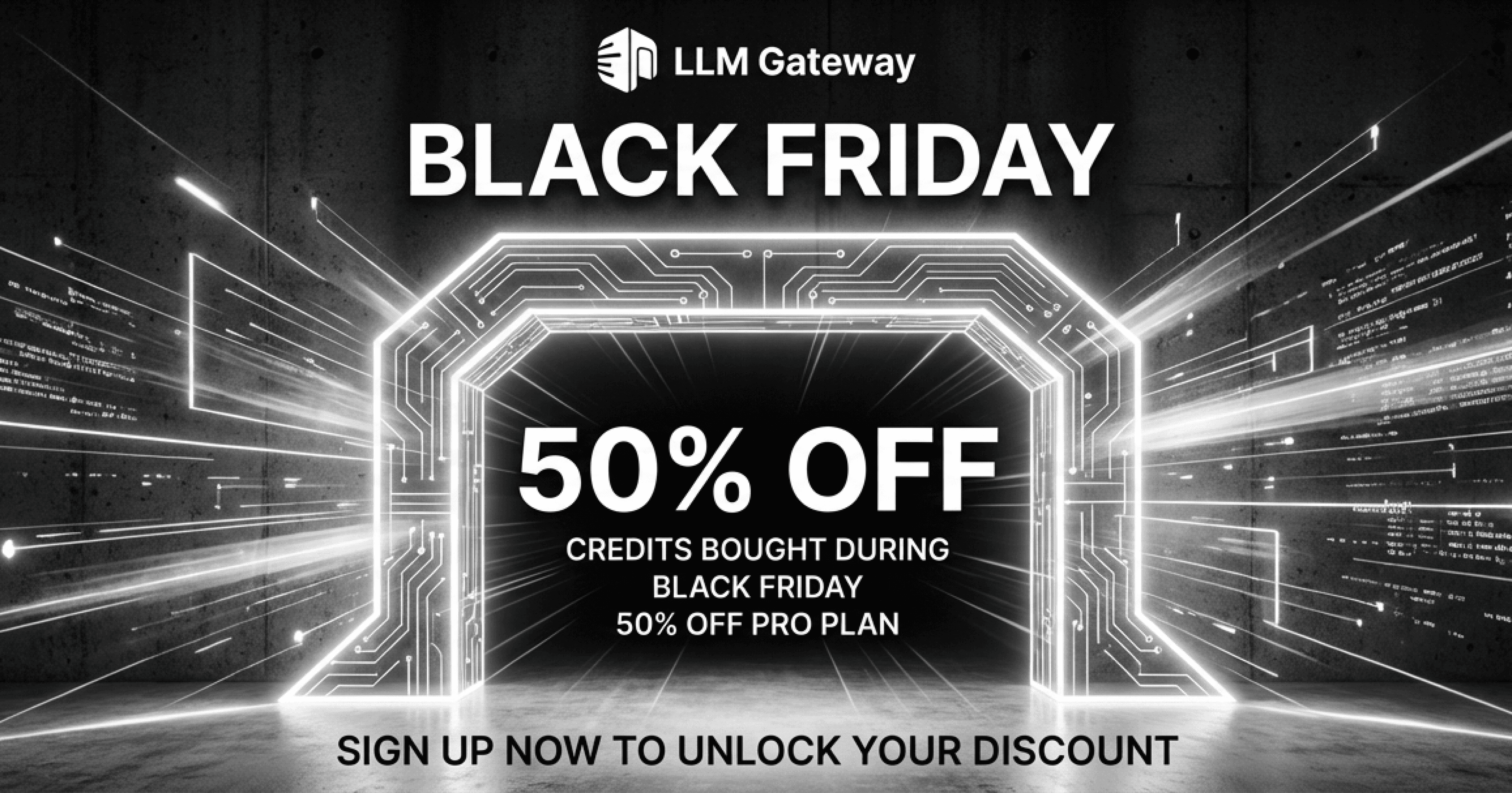 AndAI LLM Hub Black Friday Credits Promotion